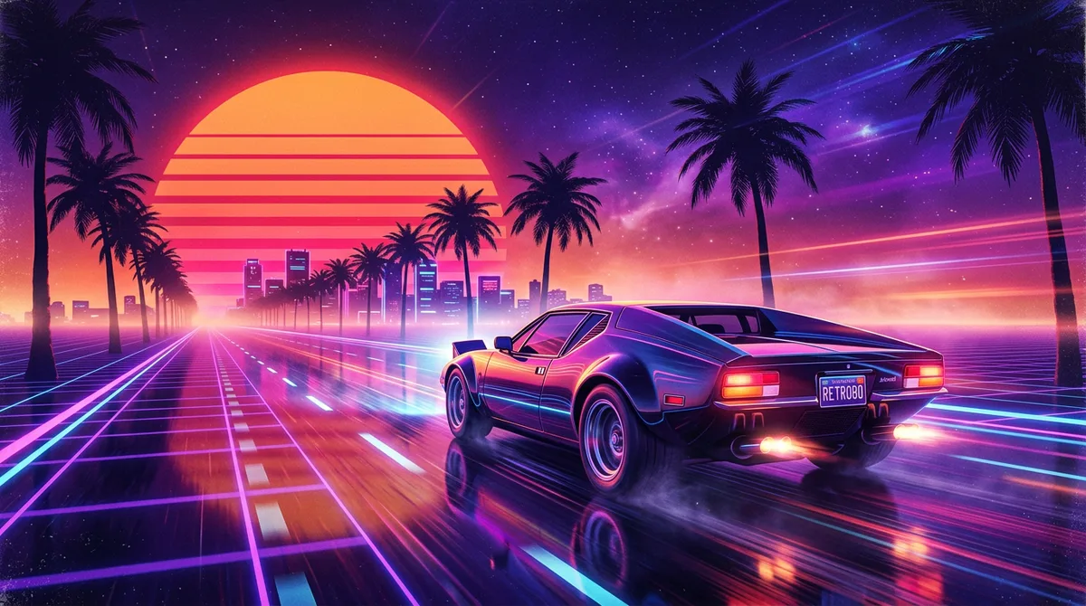 Synthwave drive
